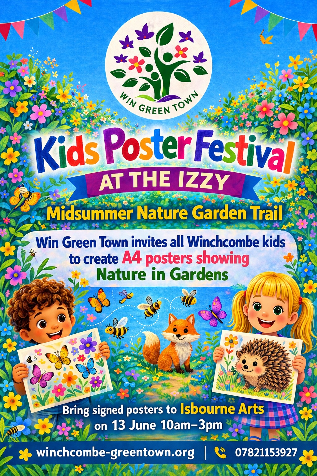 Kids Art Competition Poster